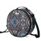 Embroidery Bag, Double-Layer Round Embroidery Project Storage Bag for Storing Embroidery Kits and Cross Stitch Kits, with Handle and Shoulder Strap, Totem, Bag Only
